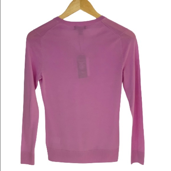 En Thread Merino Wool V-neck Top - Picture 4 of 5